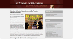 Desktop Screenshot of dieexzurueck.de